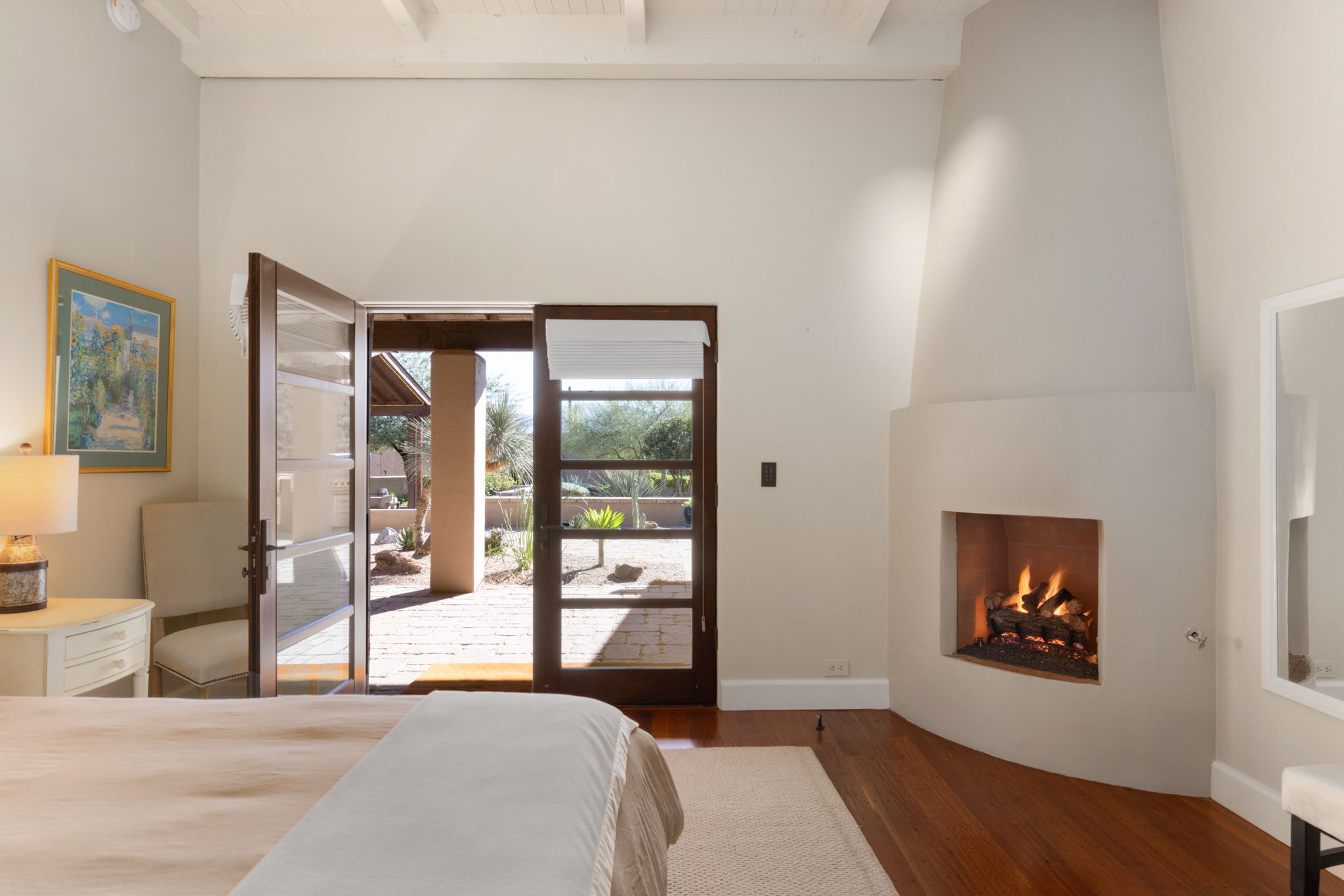 Guest suite two with a private sitting area and a destination bath